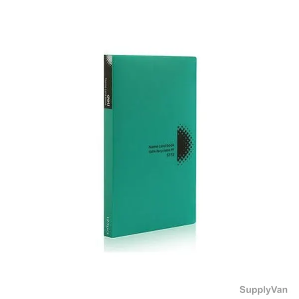 Deli Business Card Book, 5773, A4, 240 Pockets, Green