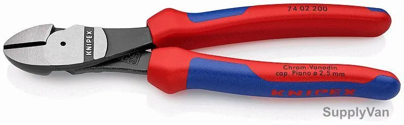 Knipex High Leverage Diagonal Cutter, 7402200, 8 Inch