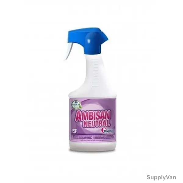 Thomil Ambisan Neutral Air Renewal Sanitizing Odor Adsorber, HAHA062, 750ML, Colorless, PK12