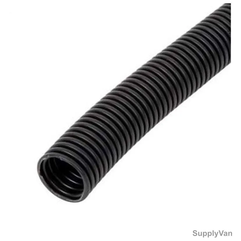 Decoduct Heavy Duty Flexible Conduit, DPH2, PVC, 20MM x 50 Mtrs, Black