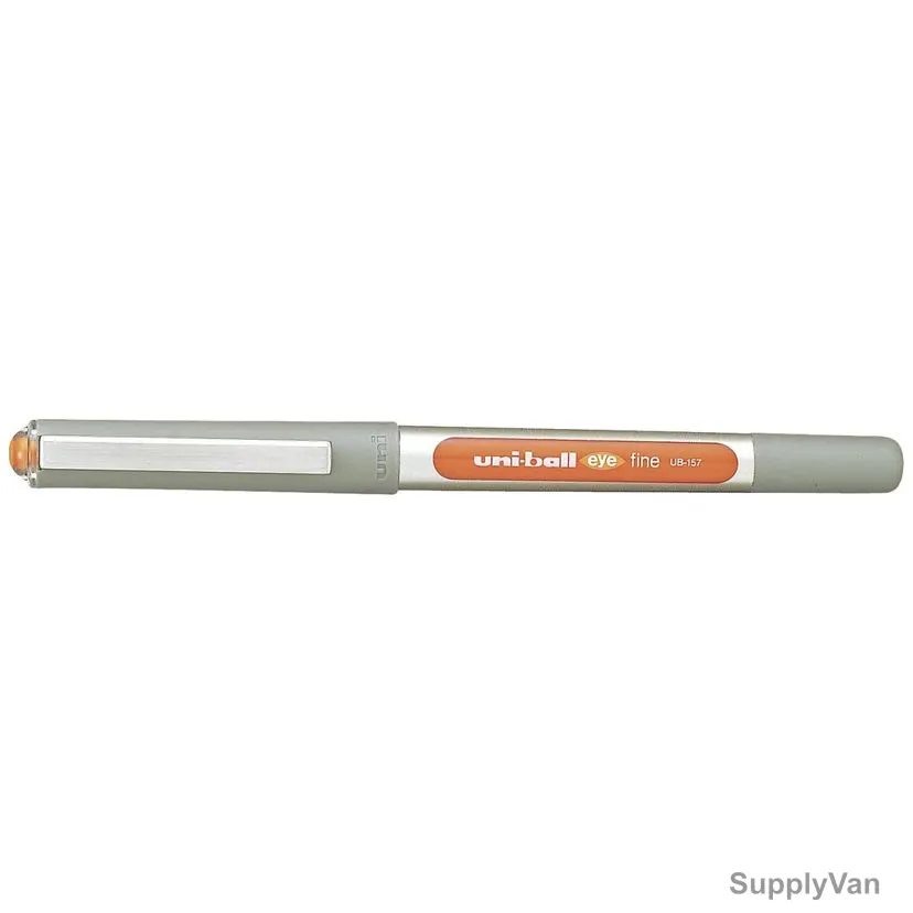 Uni-Ball Roller Ball Pen, UB157, Eye, 0.5MM, Orange, 12 Pcs/Pack