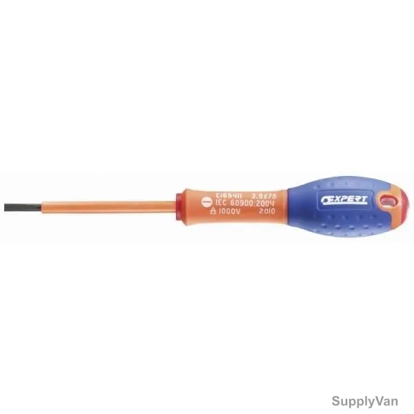 Expert Insulated Screwdriver, E165420, 6.5x150MM