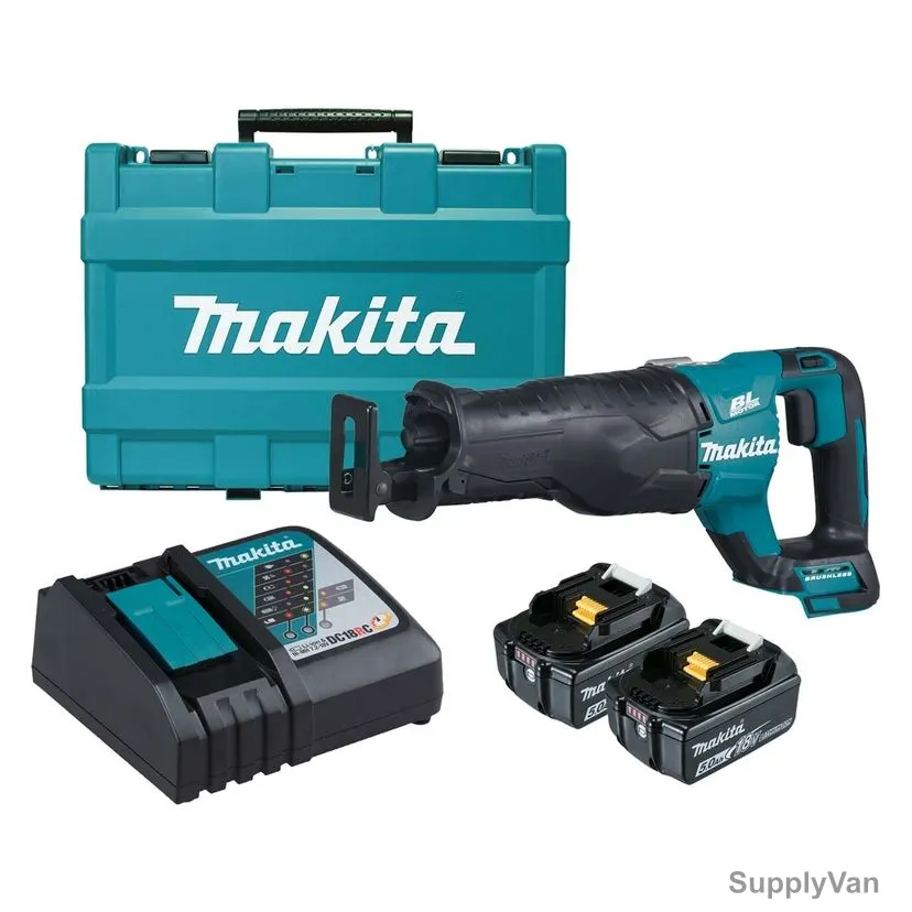 Makita Reciprocating Saw, DJR187RTE, 18V, 130MM Pipe/255MM Wood