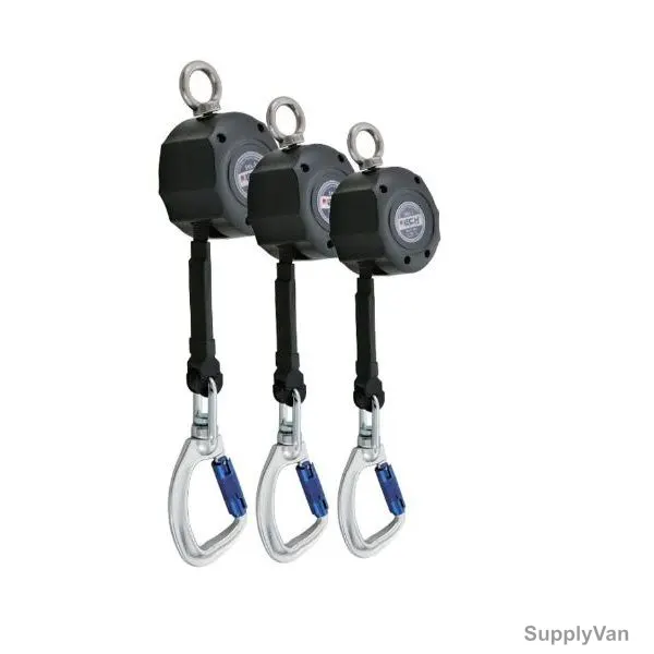 Jech Self Retractable Fall Arrester, SRL-3, ABS, 3 Mtrs Length, 100 Kg Weight Capacity, Black — image 1
