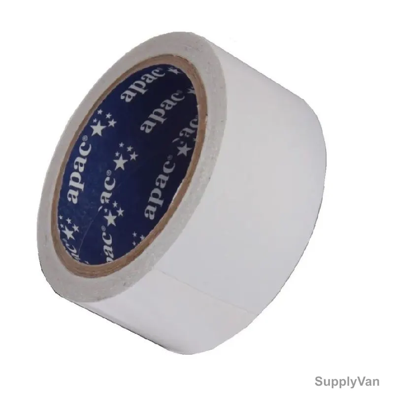 Double Sided Tissue Tape, 2 Inch Width x 20 Yards Length, White, 24 Rolls/Carton
