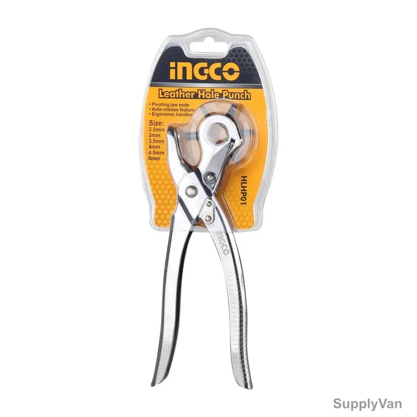 Ingco Leather Hole Punch, HLHP01, 28.3CM Length — image 1