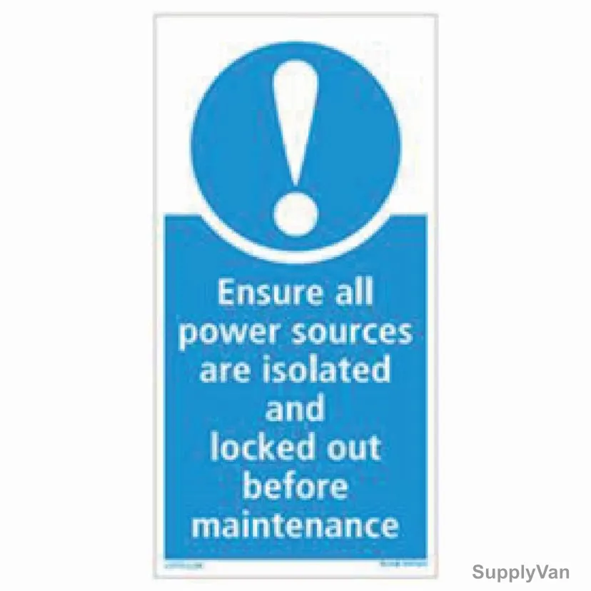 Loto-Lok Lockout Tagout Sticker, BWV-04, Vinyl, Vertical, 300 x 150MM