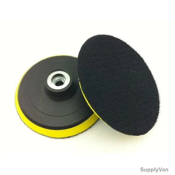 Apple Abrasives Velcro Pad, 1501, 5 inch, Yellow — image 1