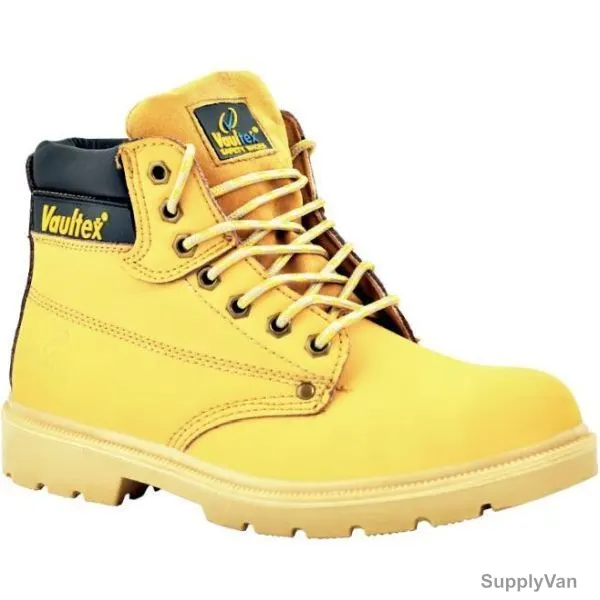 Vaultex Steel Toe Safety Shoes, 11K, Honey, Size40