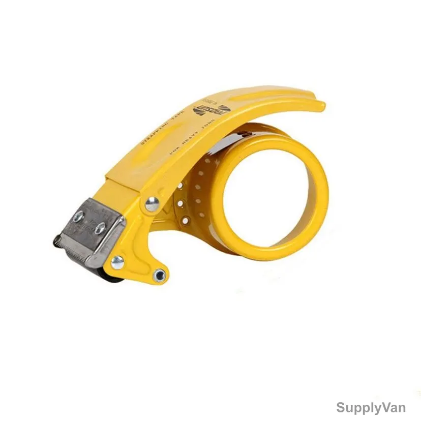Prosun Heavy Duty Handheld Packing Tape Dispenser, Metal, 50MM, Yellow