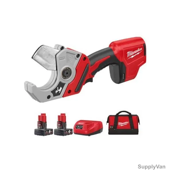 Milwaukee Cordless Pex Pipe Cutter Kit, C12PPC-402B, M12, 12V, 50MM, 5 Pcs/Kit — image 1