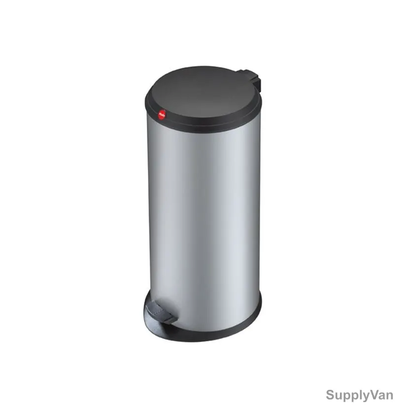 Hailo Pedal Waste Bin, HLO-0520-029, Pedal Bin T1 L, 19 Litres, Silver