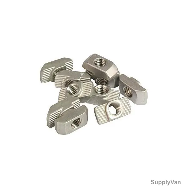 Extrusion T-Hummer Nut, 40 Series, Stainless Steel, M8, PK10