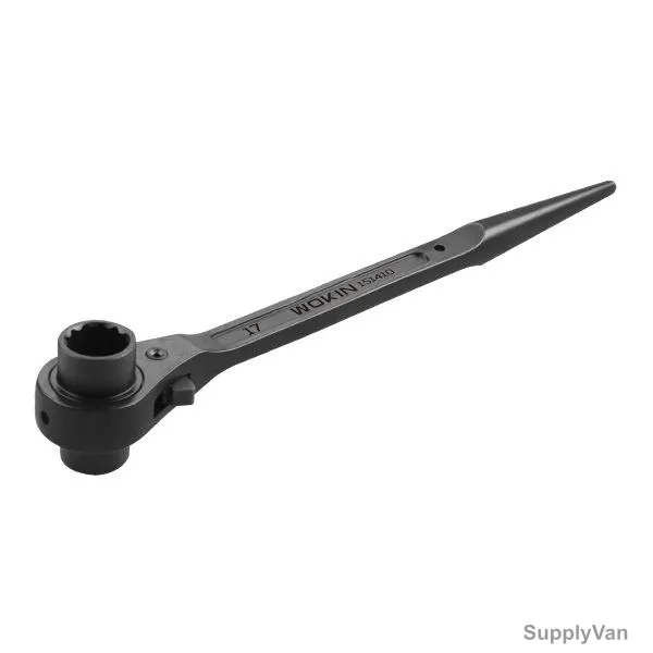 Wokin Double Socket Ratchet Handle, SHGT-W-151416, 19 x 24MM