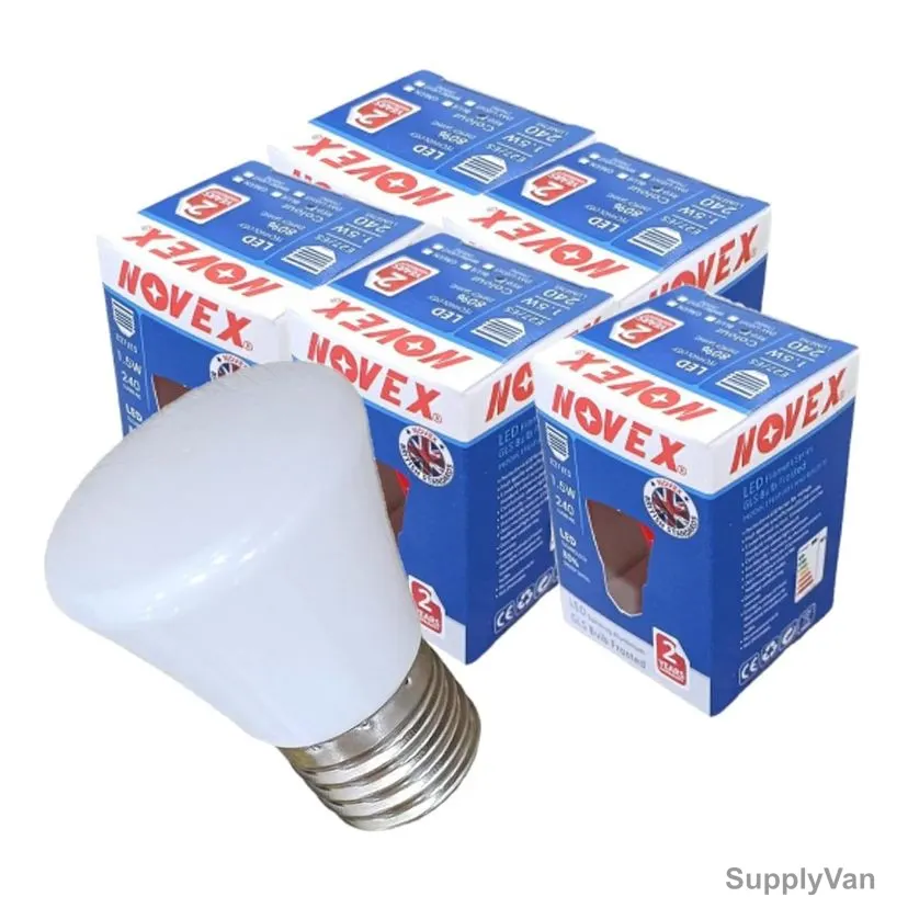 Novex Color Changing LED Bulb, NLEDB-C1-5WW5, E27/ES, 1.5W, 240 LM, 5 Pcs/Pack — image 1