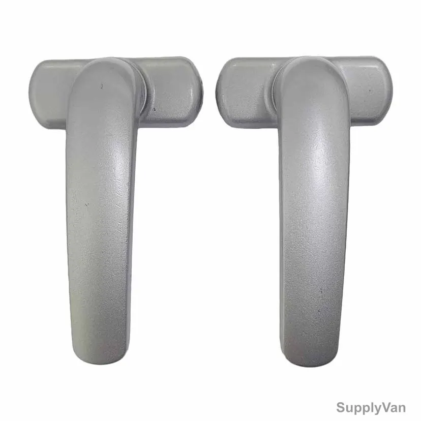 Dorfit Powder Coated Door Handle, DTADH243-SL, Aluminium, Silver — image 1