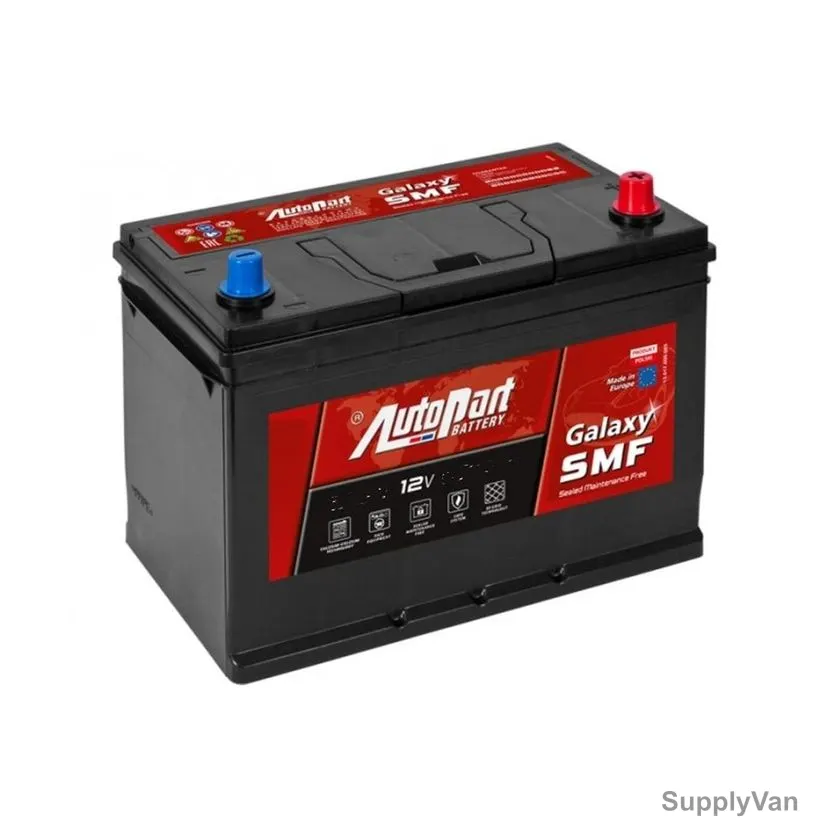 Autopart Galaxy Starter Battery, 115D31-SMF, JIS, 12V, 100Ah, 800A