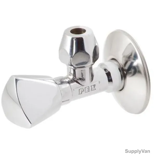 Vado Angle Valve, PEX-226A-C-P, Chrome Finish, Silver — image 1
