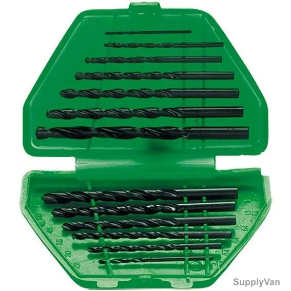 Sparta HSS Metal Drill Bit Set, 723455, Steel, 1.5-6.5MM, 13 Pcs/Set