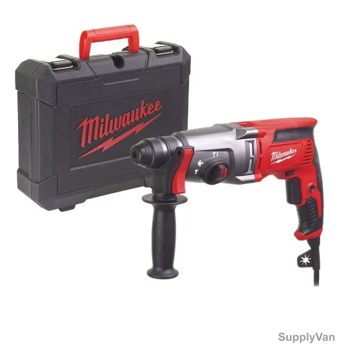 Milwaukee 2 Mode Rotary Hammer, PFH26T, SDS-Plus, 800W, 26MM