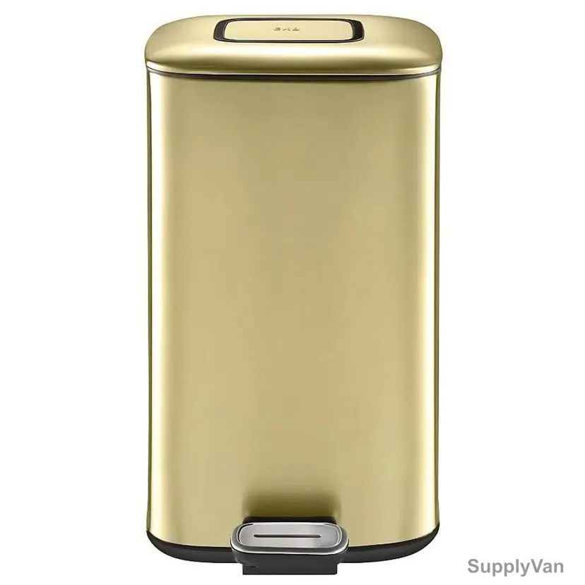 Eko Pedal Trash Bin, SS54D-20, Stainless Steel, 20 Ltrs, Champagne Gold