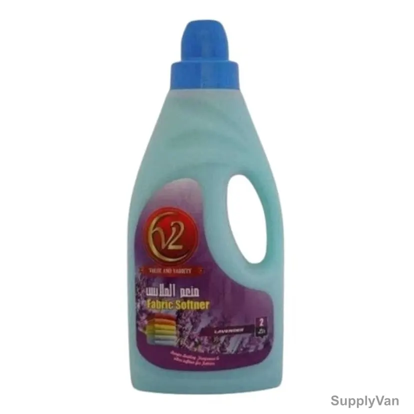 V2 Home Care Fabric Softener, WSRL1L2L, Lavender, 2 Ltrs