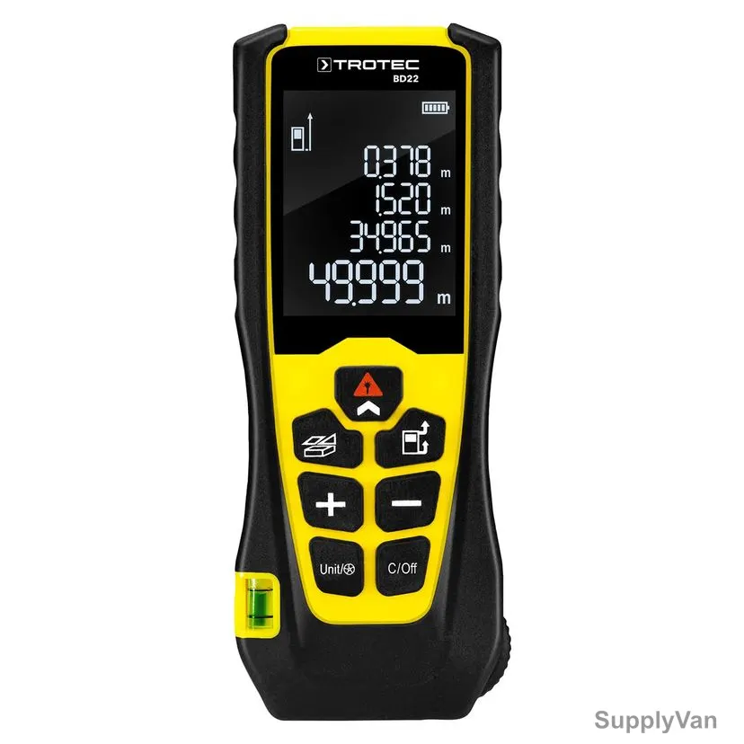 Trotec Laser Distance Meter, BD22, LCD, 0.05 to 50 Mtrs — image 1