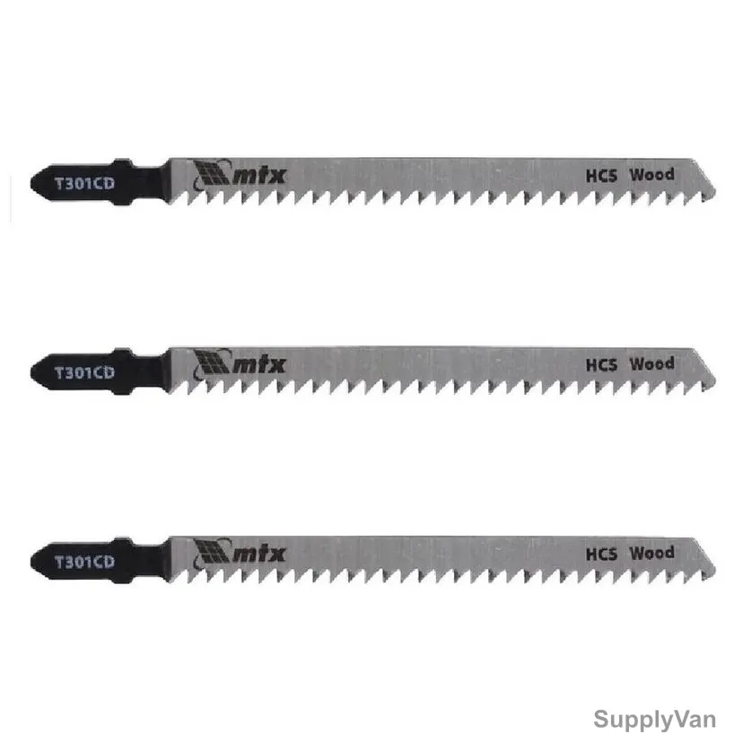 Mtx Jigsaw Blade, 782169, HCS, T301CD, 90 x 3MM, 3 Pcs/Pack — image 1