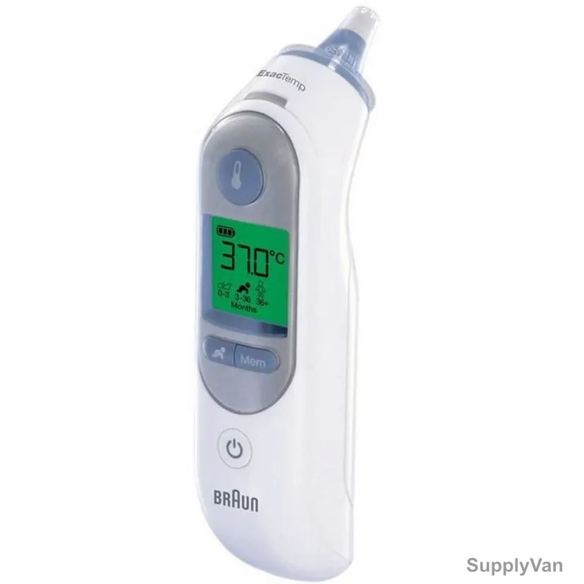 Braun ThermoScan 7 Ear Thermometer With Age Precision, IRT6520, White — image 1
