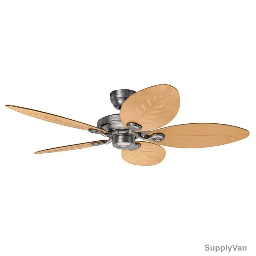 Hunter Ceiling Fan, 24325, Outdoor Elements II, 137CM, Raw Aluminium