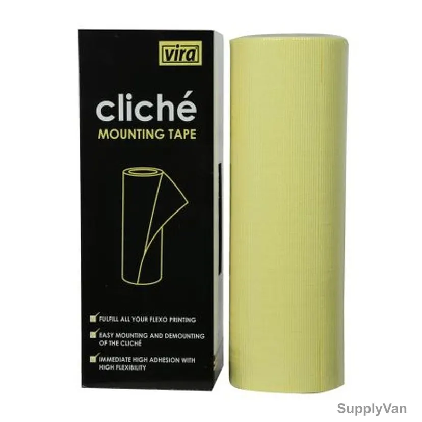Vira Cliche Mounting Tape, 0.3MM Thk, 300MM Width x 5 Mtrs Length
