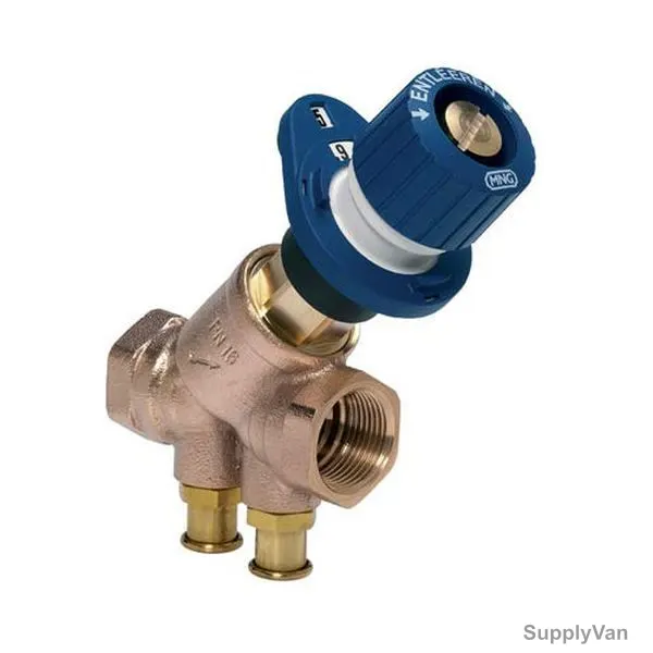 Honeywell Double Regulating Balancing Valve, V5032Y0015B, Threaded, 1/2 Inch