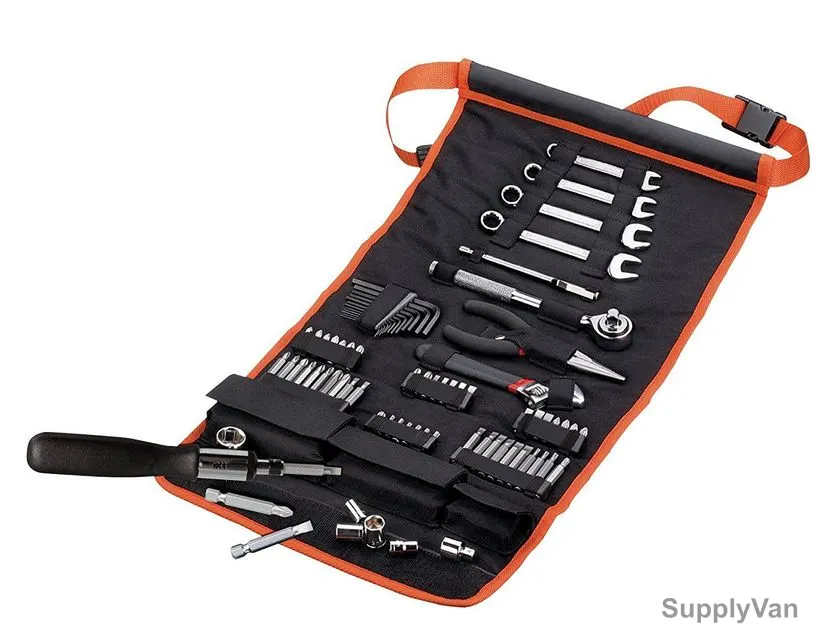 Black and Decker Roll-Up Bag w/ 76Pcs Car Maintenance and Repairing Tools, A7063-QZ