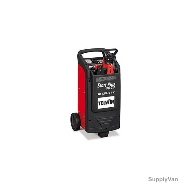 Telwin Battery Charger and Starter, 829570, Start Plus 4824, 12/24V
