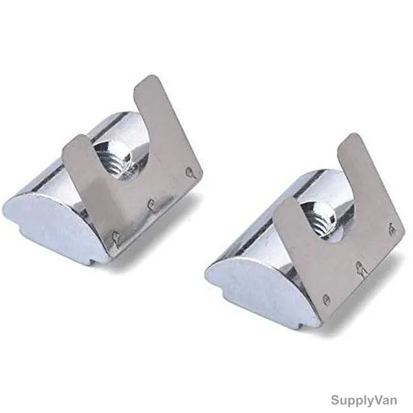 Extrusion T-Spring Nut, 30-40 Series, Stainless Steel, M6, PK50