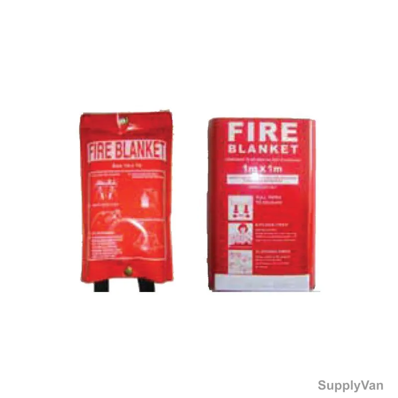 3W Fire Blanket, 3W-8380, 1.2 x 1.2 Mtrs, Red