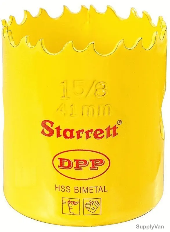 Starrett Dual Pitch Professional Hole Saw, DH0158, 41mm