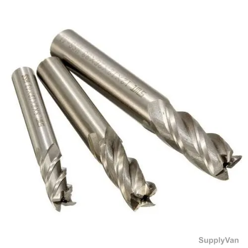 Alam-Tech End Mill Cutter, AEMC3, HSS, 3MM — image 1