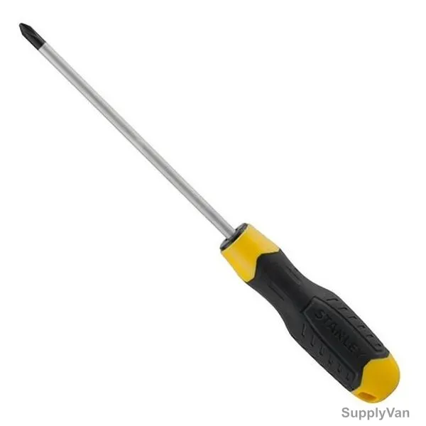 Stanley Cushion Grip Phillips Screwdriver, STMT60815-8, PH3 Tip Size x 200MM Blade Length