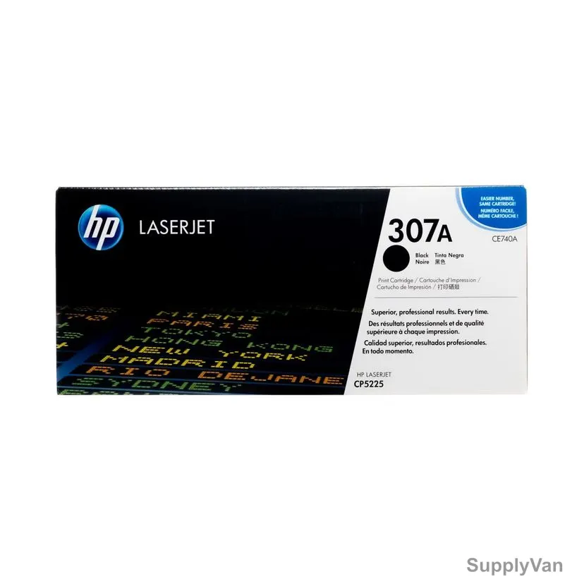 HP Original LaserJet Toner Cartridge, CE740A, 307A, Black — image 1