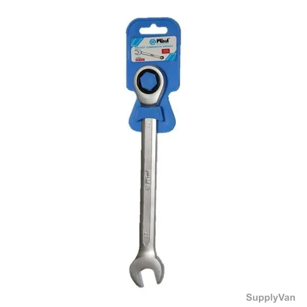 Wika Ratchet Combination Spanner, WK16117, Forged Steel, 17MM