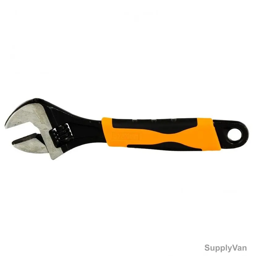 Sparta Adjustable Wrench, 15542, 25MM Jaw Capacity, 200MM Length