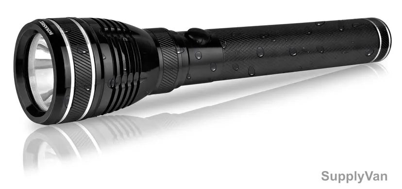 Sonashi Rechargeable LED Torch, SLT-281-WP, 3W, Black