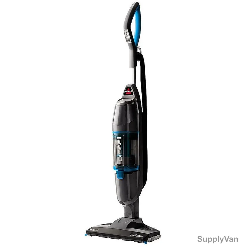 Bissell Cyclonic Steam and Vacuum Cleaner, 1977E, 1600W, 220-240V, 400ML, Titanium and Blue