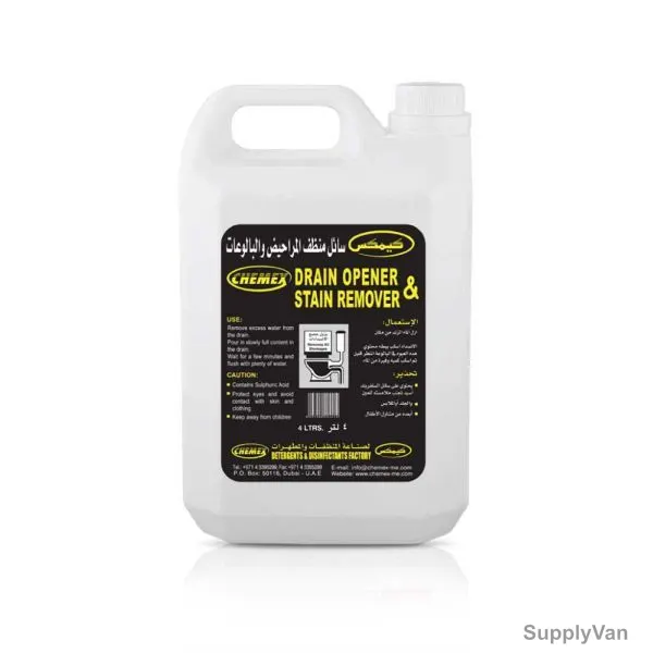 Chemex Drain Opener and Stain Remover, 4 Ltrs