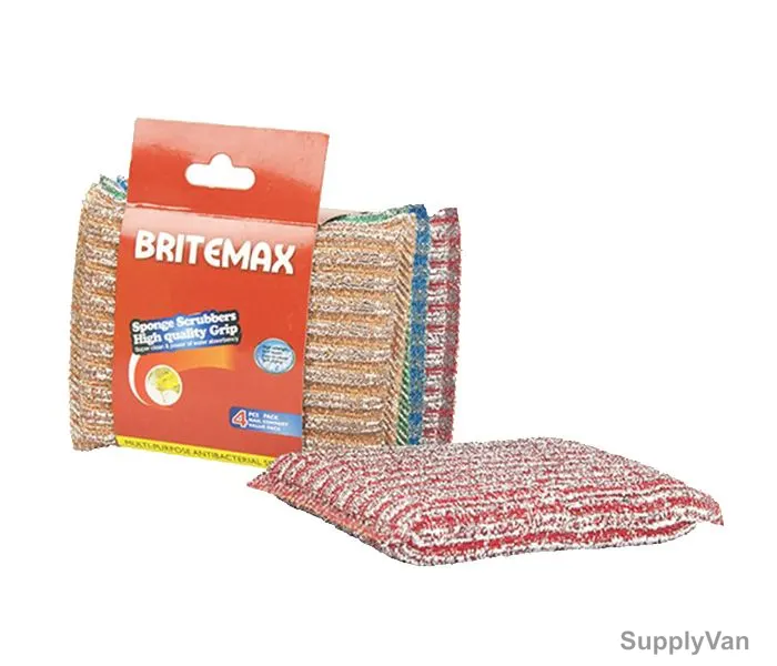 Britemax Glizing Sponge, BM 264 MS, Multicolor, PK4