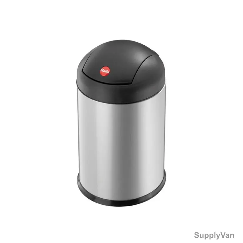 Hailo Waste Bin, HLO-0704-940, Sienna Swing S, 4 Litres, Silver