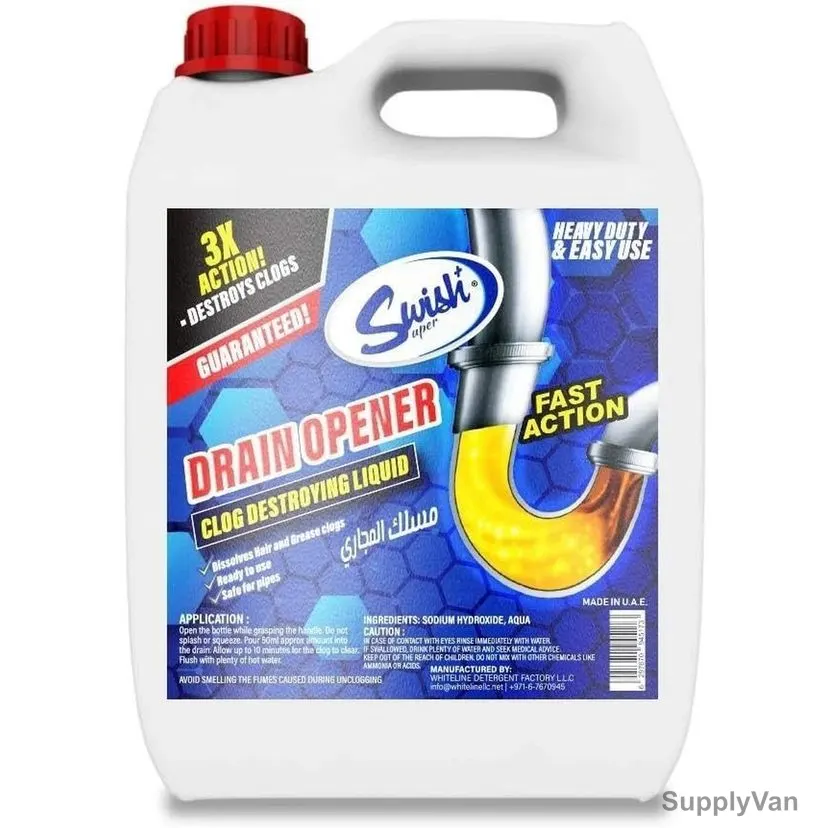 Swish Super Drain Opener, 5 Ltrs
