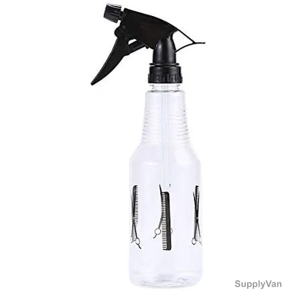 Hair Spray Bottle, Plastic, 600ML, White