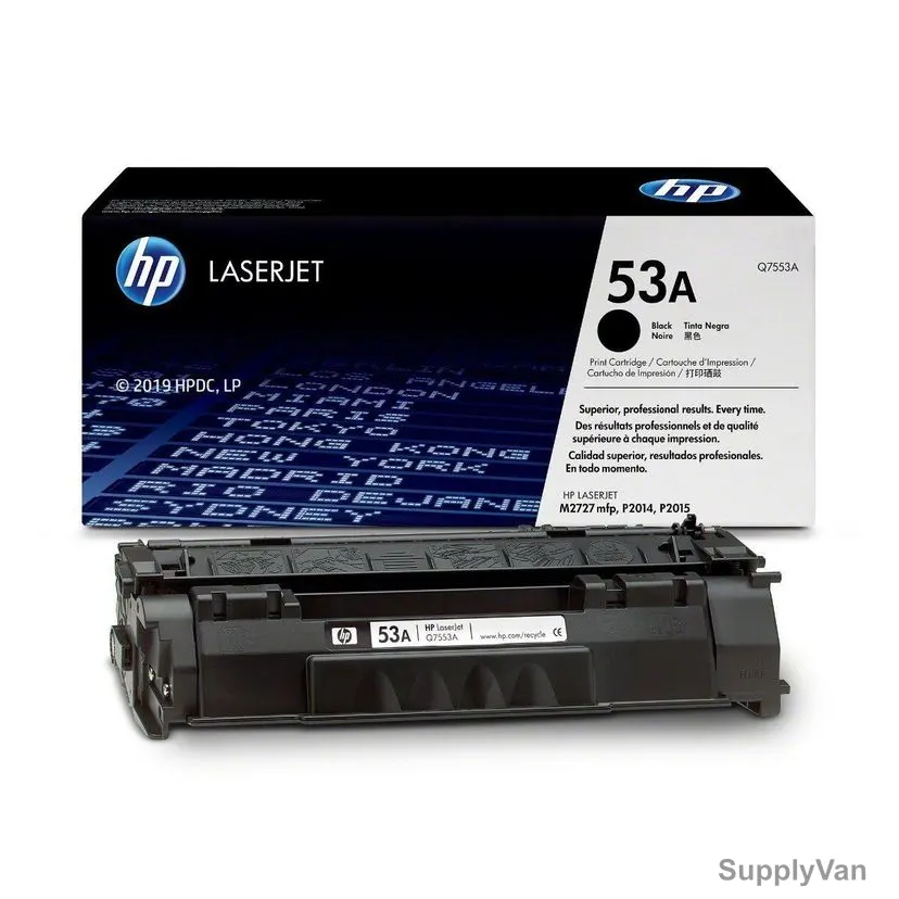 HP Original LaserJet Toner Cartridge, Q7553A, 53A, Black — image 1